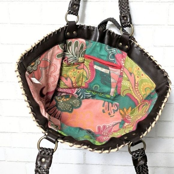 O'NEILL Straw Vacation Beach Carryall Tote Bag - Picture 3 of 9